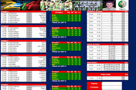 Tableau excel pour la simulation de l'euro 2021. Tableau Pronostic Coupe Du Monde 2014