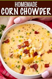 Creamy, cozy, warm cream of corn soup (or corn chowder if you prefer!) with no cream! Hearty Homemade Corn Chowder The Chunky Chef