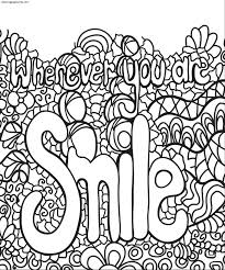 The coloring page is printable and can be used in the classroom or at home. Wherever You Are Smile Coloring Pages Teenage Coloring Pages Coloring Pages For Kids And Adults