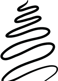 swirls clipart silhouette christmas tree lines png transparent png full size clipart 3558999 pinclipart swirls clipart silhouette christmas