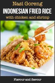 Quick Indonesian Fried Rice Nasi Goreng Flavour And Savour Recipe Nasi Goreng Fried Rice Whole Food Recipes