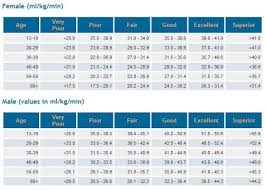 54 curious acsm vo2max classification chart