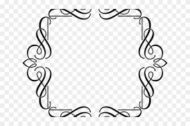 Best free clipart images and icons for your project or other personal use. Decorative Border Clipart Fancy Fancy Black Line Design Transparent Free Transparent Png Clipart Images Download