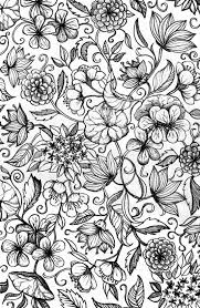 See more ideas about pattern, floral, print patterns. Hand Drawn Pencil Floral Pattern In Black And White Art Print By Micklyn How To Draw Hands Monochrome Prints White Art