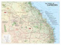 Although the tropic is at 23.437030 as of may 2017, it is gradually moving northwards at 15 meters per year. Map Of Australia Tropic Of Capricorn Australia Moment