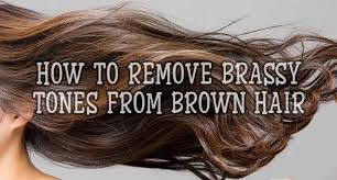 Uv rays do the same to your hair as they do to your skin. How To Remove Brassy Tones From Brown Hair Lewigs