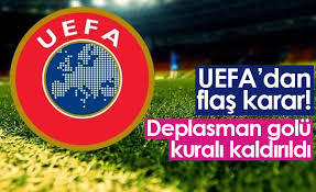 Uefa, futbolda deplasman golü kuralının kaldırıldığını açıkladı. Uefa Deplasman Golu Kuralini Kaldirdi