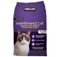 EVAXO Kirkland Signature - Comida para gatos con pollo y arroz, 25 libras.