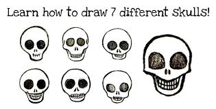 Add fun captions that will make your gif images look more interesting and share on facebook, twitter, instagram, and other social media sites. How To Draw Skulls Easy Step By Step Instructions For Drawing Seven Different Skulls Art Is Fun