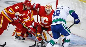 The series it started with 🔥. Jacob Markstrom Shuts Out Former Team As Flames Beat Canucks