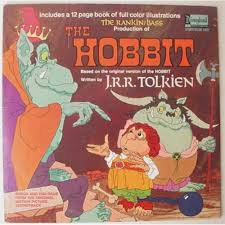 Vintage Hobbit Record With Book 1977 Tolkien Animated Movie Soundtrack Aestheticsandoldlace Music Instruments On A The Hobbit Tolkien Rankin