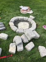 Firepit Kit 43 5 In W X 43 5 In L Ashland Concrete Fire Pit Kit Lowes Com In 2020 Fire Pit Kit Concrete Fire Pits Fire Pit