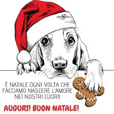 E Natale Ogni Volta Che Facciamo Nascere L Amore Nei Nostri Cuori Auguri Cane Natale Buon Natale Disegni Di Cane
