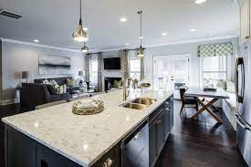 Island kitchen with the most friendly seating for everyone. What S Your Kitchen Island Style Rockhaven Homes