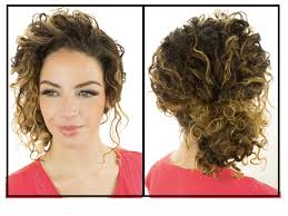 Most of the time when we're trying to do a hairstyle with curly hair, it's to try to combat something, so i've detailed these around the front, 'cause that's the part of your hair that gets messy the quickest. The Most Popular Quick Easy Curly Hairstyles On Pinterest