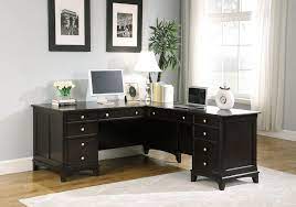 Which brand has the largest assortment of desks at the home depot? Garson Collection Garson Cappuccino L Shaped Office Desk 801011 Home Office Desks Foothills Family Furniture