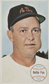 NELLIE FOX SIGNED INDEX CARD