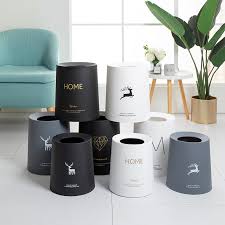In this video i talk about the pros and cons of the simplehuman rectangular step stainless steel 45l 11.9gal kitchen trash can. Creative Reindeer Plastic Matte Trash Can 8l 12l Garbage Dust Bin Storage Bucket Paper Basket Home Office Waste Bin Without Lid Buy At The Price Of 13 15 In Aliexpress Com Imall Com