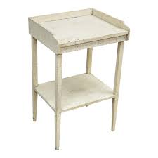 Maybe you would like to learn more about one of these? Antique White Distress Painted Pine 2 Tier Accent Side Table Rustic Primitive Chairish