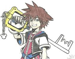 Sora (kingdom hearts) is a character from kingdom hearts. Kingdom Hearts Sora Artwork By Numberxiiiroxas22 On Deviantart