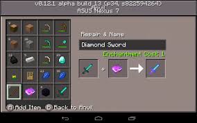 Use the enchantments on the 'book' tab. How To Build An Enchantment Table And Enchant Items In Minecraft Pocket Edition 0 12 Tutorial Articles Pocket Gamer