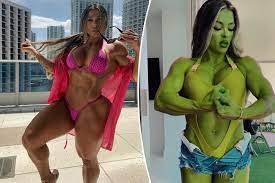 Real-life 'She-Hulk' shows off muscles: three-hour workouts, meal plan