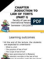 Tort law is the body of rules concerned with remedying harms caused by a person's wrongful or injurious actions. Chapter 1 Introduction To Torts Law Tort Damages