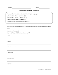 Some of the worksheets for this concept are determine if each sentence is declarative interrogative, types of sentences work, types of sentences work, es ef resrces, kindergarten first grade writing folder, grade 1, practice for the sentences in this booklet are, grammar practice book. Sentences Worksheets Types Of Sentences Worksheets