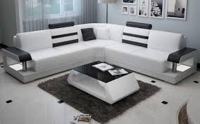 Silviano Modern L Shaped Leather Sofa Living Room Sofa Design Corner Sofa Design Modern Furniture Living Room