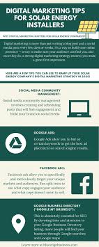 Digital Marketing Tips For Solar Energy Installers In 2020 Digital Marketing Digital Marketing Guide Digital Marketing Strategy