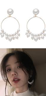 Tropfen Perle Ohrringe Elfenbein Perle Hoop Statement Ohrringe Perle Ohrhanger Braut Perlen Ohrringe Chan Statement Ohrringe Perlenohrringe Echte Perlenohrringe