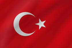 Turkey flag vector - country flags