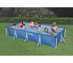 intex 28273np family frame pool 450x220x84cm vidaxl nl zwembad zwembaden achtertuin