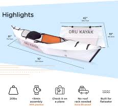 Oru Kayak Inlet A Portable Origami Folding Kayak By Oru Kayak Kickstarter Kayaking Origami Kayak Kayak Accessories