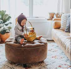 For a multifunctional piece that you will use again and again, consider one of our leather, round ottoman coffee tables. 30 Inch Distressed Vegan Leather Tufted Coffee Table Ottoman Buy Online In Angola At Angola Desertcart Com Productid 44291412