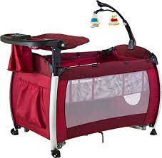 prego 8025 yeni wonderland park yatak 60x120 kirmizi ilke bebe