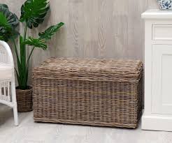 Great savings & free delivery / collection on many items. Oliver Rattan Storage Trunk Blanket Box Antique Grey