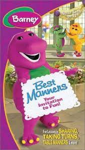 Maybe you would like to learn more about one of these? Opening And Closing To Barney S Best Manners Your Invitation To Fun 2006 Vhs Custom Time Warner Cable Kids Wiki Fandom