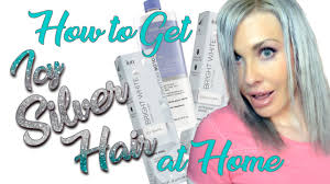 How To Get Icy Silver Hair At Home Ions New Bright Whites