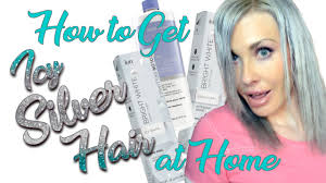 how to get icy silver hair at home ions new bright whites