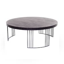 Adorn it with a lovely table lamp and a small accent piece to create a stylized statement piece. Nouveu Center Table Round Metal Side Table Center Table Metal Side Table
