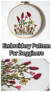 I purchased the wildflower embroidery collection to decorate an evergreen bonnet for a friend's baby. Beginner Floral Hoop Diy Wildflower Embroidery Botanical Etsy Hand Embroidery Pattern Embroidery Flowers Pattern Embroidery Patterns