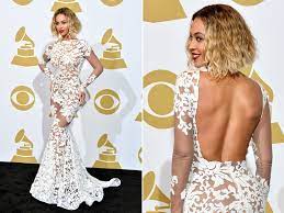It was designed by michael costello who. Beyonce In Michael Costello 2014 Grammy Awards