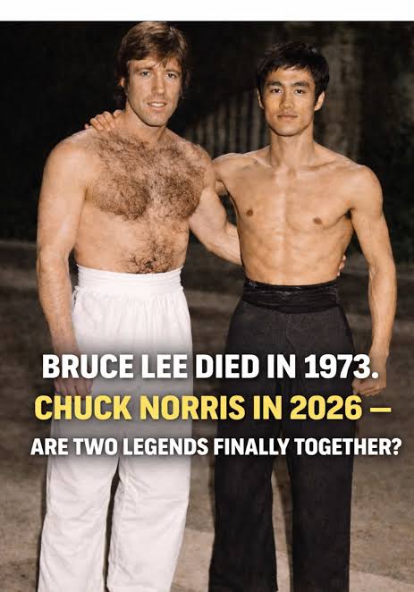 Bruce Lee 1973, Chuck Norris 2026: Together? Way of the Dragon Tribute