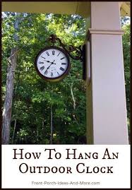 Hang An Outdoor Thermometer Clock Large Outdoor Clock Wall Mounted Outdoor Clock Outdoor Clock Outdoor Thermometer Large Outdoor Clock