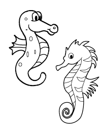 618x799 seahorse coloring page coloring pages plus zoom fascinating. Two Funny Seahorses Coloring Page Free Printable Coloring Pages For Kids