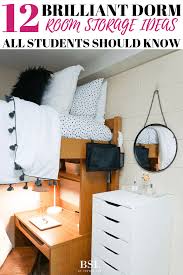 20 dorm room decor essentials that'll liven up your tiny space. Dorm Room Storage Ideas 11 Brilliant Dorm Room Storage Ideas By Sophia Lee