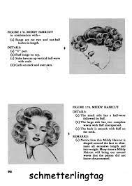 1940s Hairstyles Book Swing Era Illustrated Glamorous Hairstyle Wwii Beautician 1940s Hairstyles Hairstyle Books Vintage Hairstyles