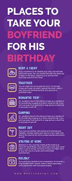 10 stylish surprise birthday ideas for boyfriend boyfriend birthday pinteres our birthday party token of appreciation inspirations for her is shown among our collection of rings or earrings for her home kitchen gifts home decorations and souvenirs. Places To Take Your Boyfriend For His Birthday What To Get My