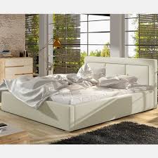 lit avec sommier 180x200 beige belluci beige l 200 x h 93 x p 223 cm cdiscount maison